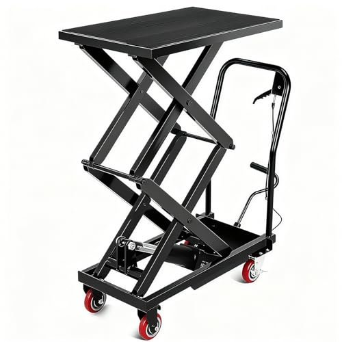 Hydraulic Lift Table Cart, 330lbs Capacity 50