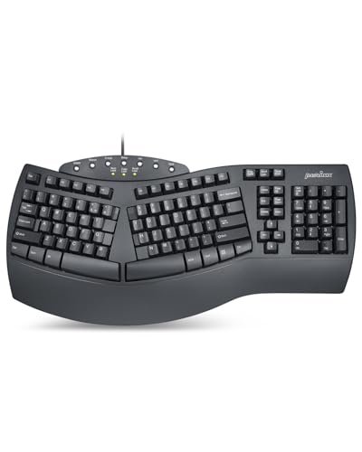 Perixx PERIBOARD-512B Wired Ergonomic Keyboard - Split...