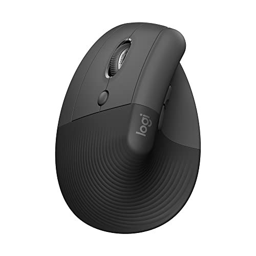 Logitech Lift Vertical Ergonomic Mouse, Left-Handed,...