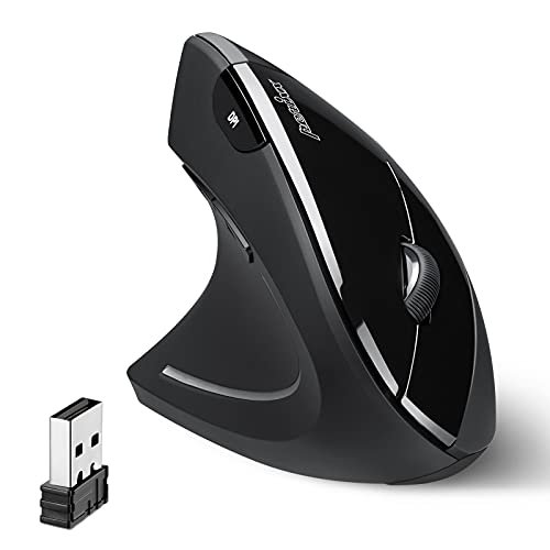 Perixx PERIMICE-713L, Wireless Ergonomic Left Handed...