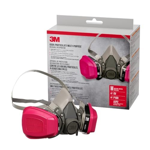 3M P100/OV Odor/Particulate Multi-Purpose Reusable...