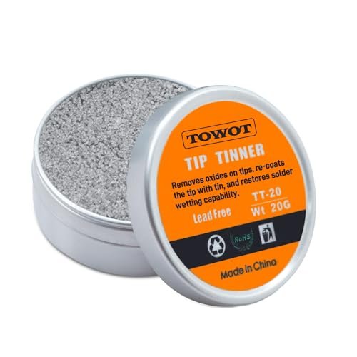 TOWOT Tip Tinner For Electronics Soldering, Iron Tip and...