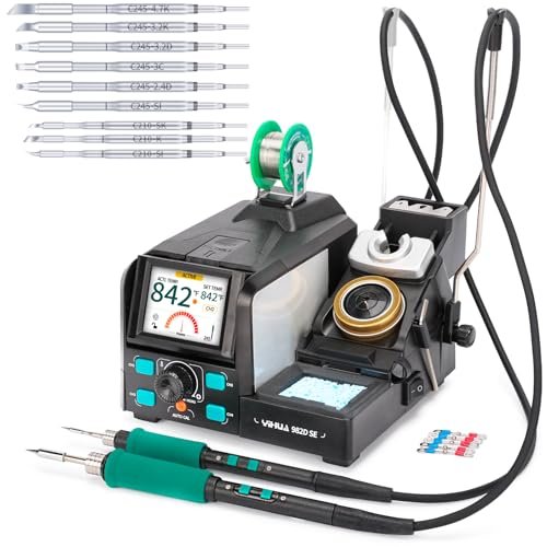YIHUA 982D SE 200W Micro Soldering Kit with Precision...