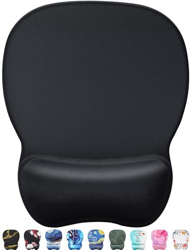 MROCO Ergonomic Mouse Pad with Gel Wrist Rest, Smooth...