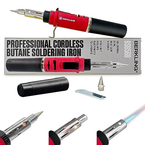 Berkling BSG-568 Portable Butane Cordless Soldering Iron,...
