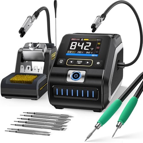 FNIRSI DWS-200 200W Precision Digital Soldering Station...