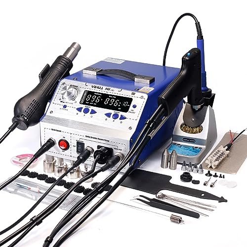 YIHUA 948-II 4 in 1 Hot Air Rework Soldering Iron...