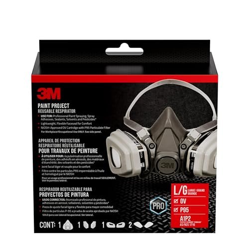3M P95 / Organic Vapor Paint Project Reusable Respirator...