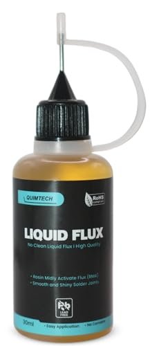 Liquid Solder Flux Dropper (30 ml/1 Oz.) I RMA Liquid...
