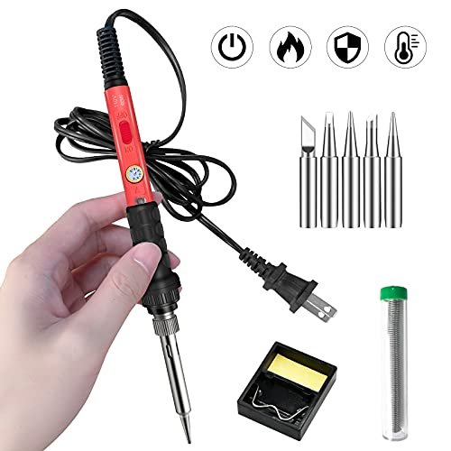 Soldering Kit, 60W Soldering Iron, 110V Welding Kit with...