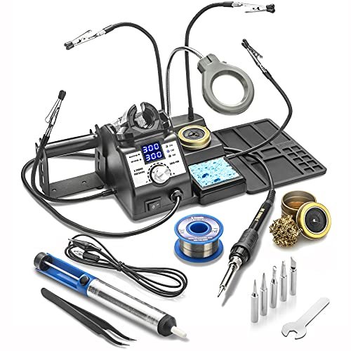 X-Tronic 3060-PRO • 75W Soldering Iron Station Kit • 5...