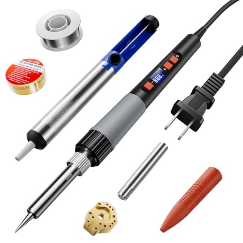 Soldering Iron Kit 90W for Electronics, Digital Adjustable...