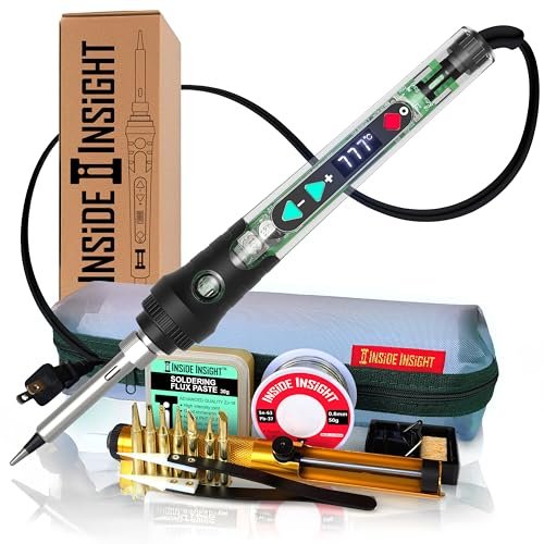 Inside Insight Transparent Soldering Iron Kit 68W...