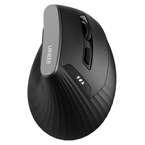 Uineer Vertical Ergonomic Mouse, Multi-Device Wireless...