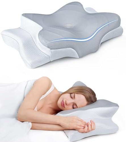 Ultra Pain Relief Cooling Pillow for Neck Support,...
