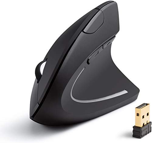 Anker 2.4G Wireless Vertical Ergonomic Optical Mouse for...