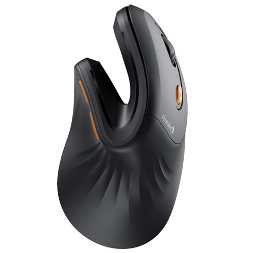 ProtoArc Ergonomic Mouse, EM11 NL Bluetooth Rechargeable...